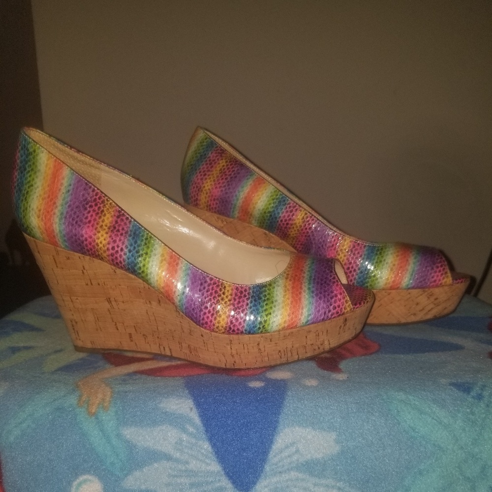 Fun Open toe wedges